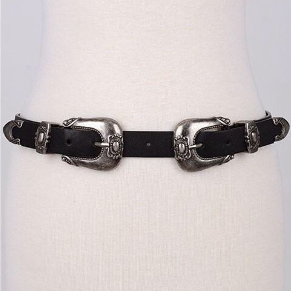 Double buckle belt